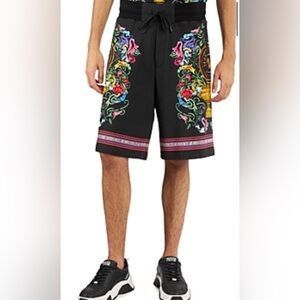 Versace Jeans Couture Felpa Baroque Garden Print Shorts